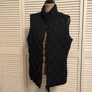 Women's Calvin Klein Quilted Vest Black Size XL